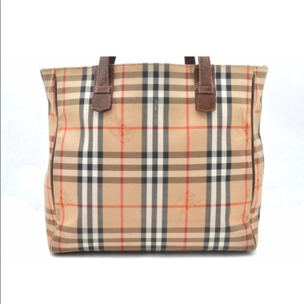 Authentic Burberrys Nova Check Canvas Bag - Picture 3 of 13